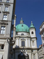 biserica Petrerskirche Viena